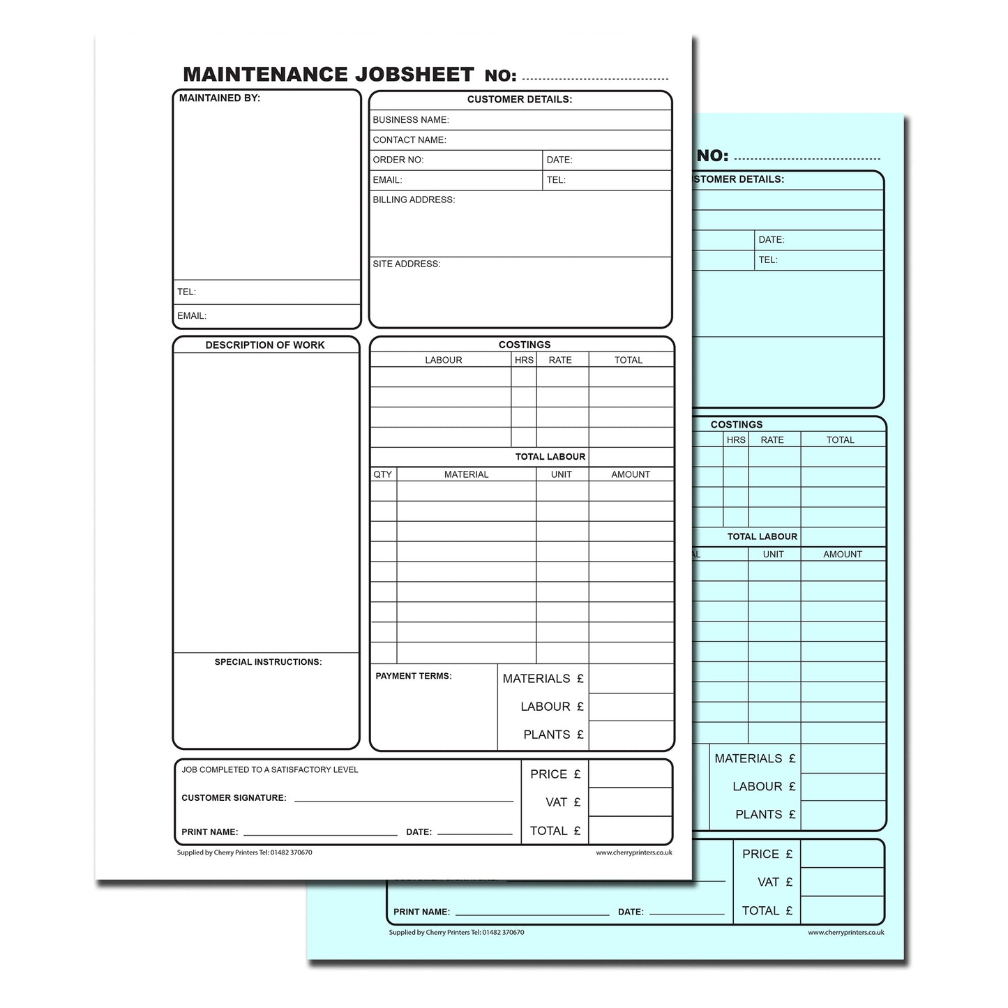 NCR Feldspritze/Pestizidanwendung Duplikatbuch A5
