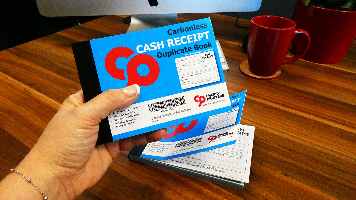 NCR Kassenbon-Duplikatbuch A6