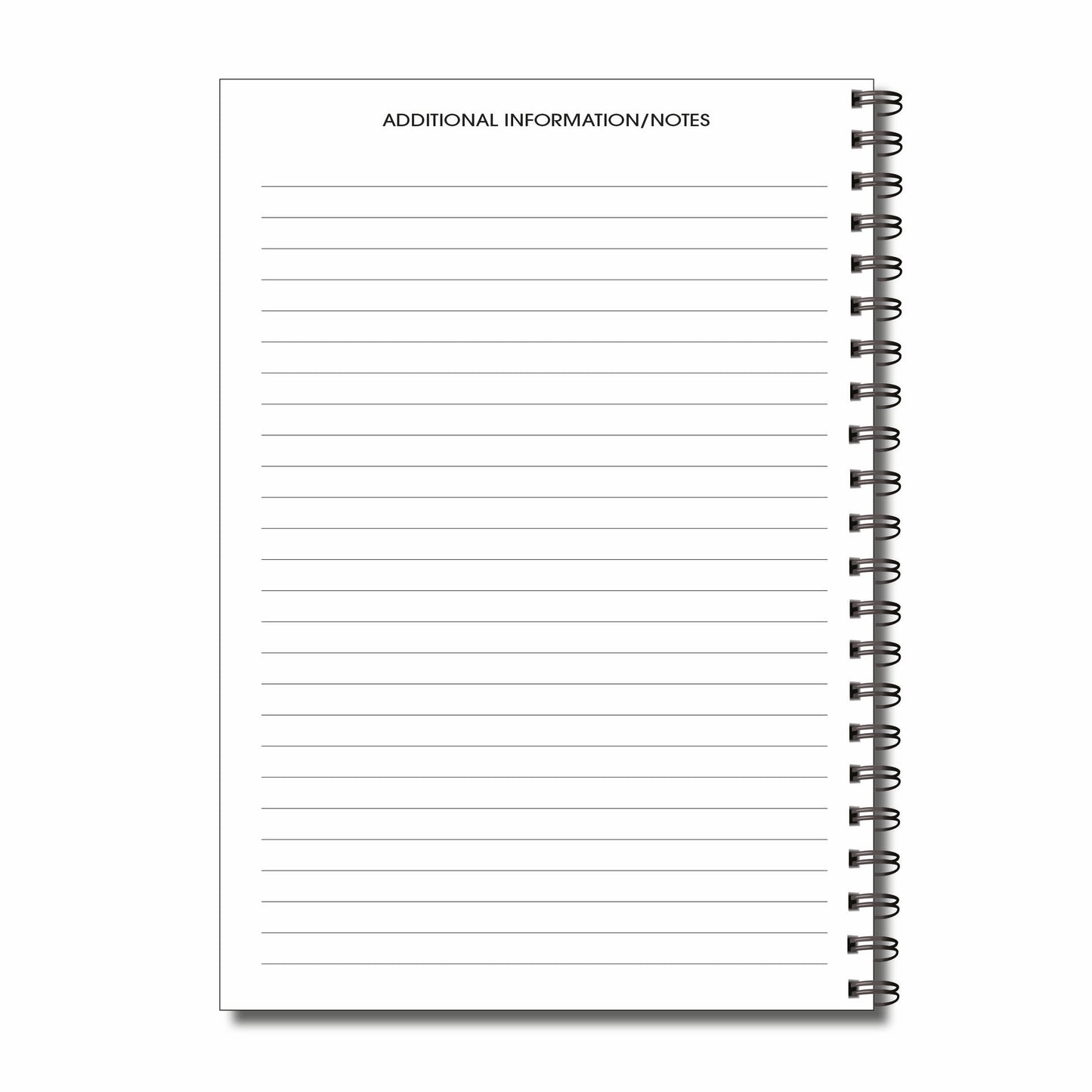 Lebensmitteltemperatur-Aufzeichnungsbuch A4 52Seiten 120gsm Wirobound