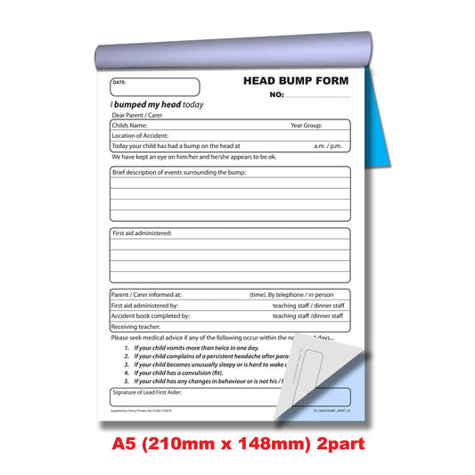 NCR School Head Bump Book A5 Duplicate
