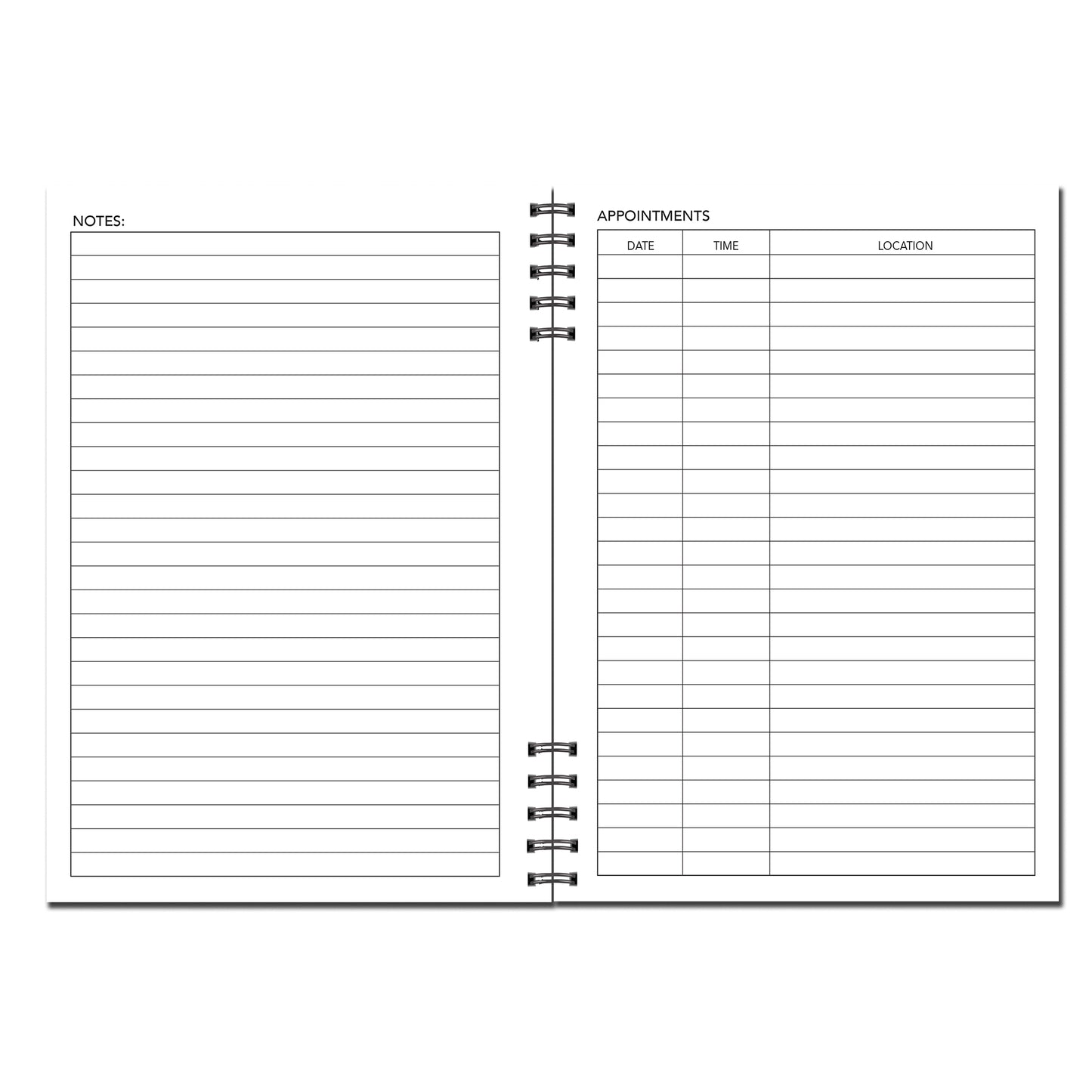 Designer Range Things I Forget/Password Book A5 53 doppelseitige Seiten Wirobound