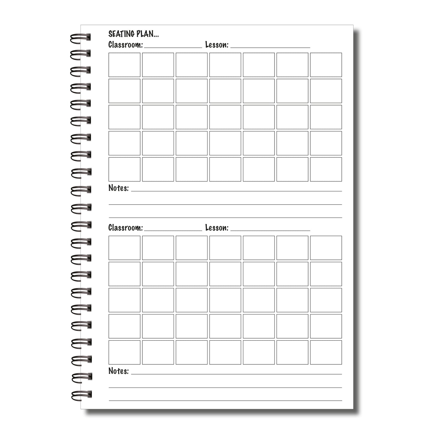 Teachers Planner 2025-2026 | Weekly Lesson Planner | 40 week to view undated pages | A5 | 60 double sided pages Wirobound
