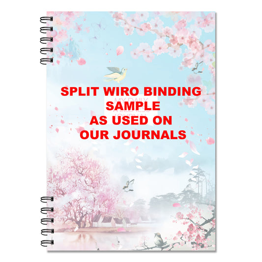 Designer Range Adressbuch A5 120gsm 52 doppelseitige Seiten Wirobound