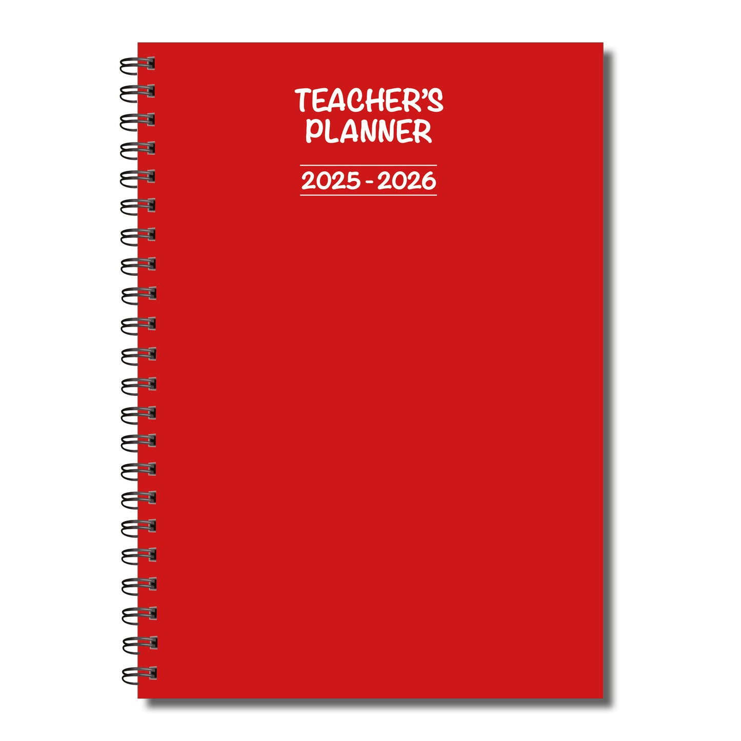 Teachers Planner 2025-2026 | Weekly Lesson Planner | 40 week to view undated pages | A5 | 60 double sided pages Wirobound