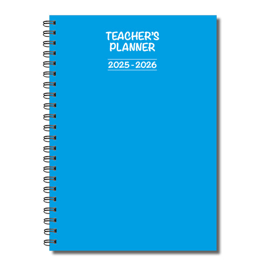Teachers Planner 2025-2026 | Weekly Lesson Planner | 40 week to view undated pages | A5 | 60 double sided pages Wirobound