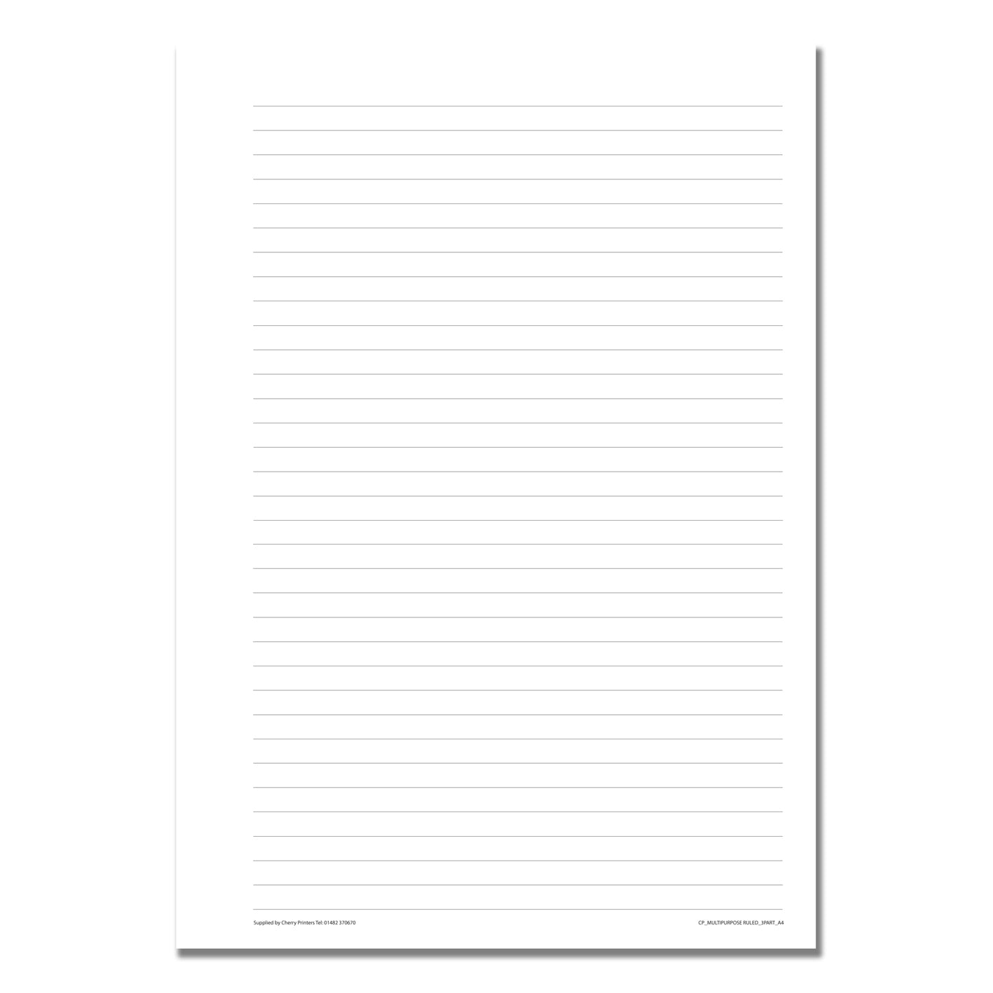 NCR Multi Purpose Ruled Triplicate Book A4