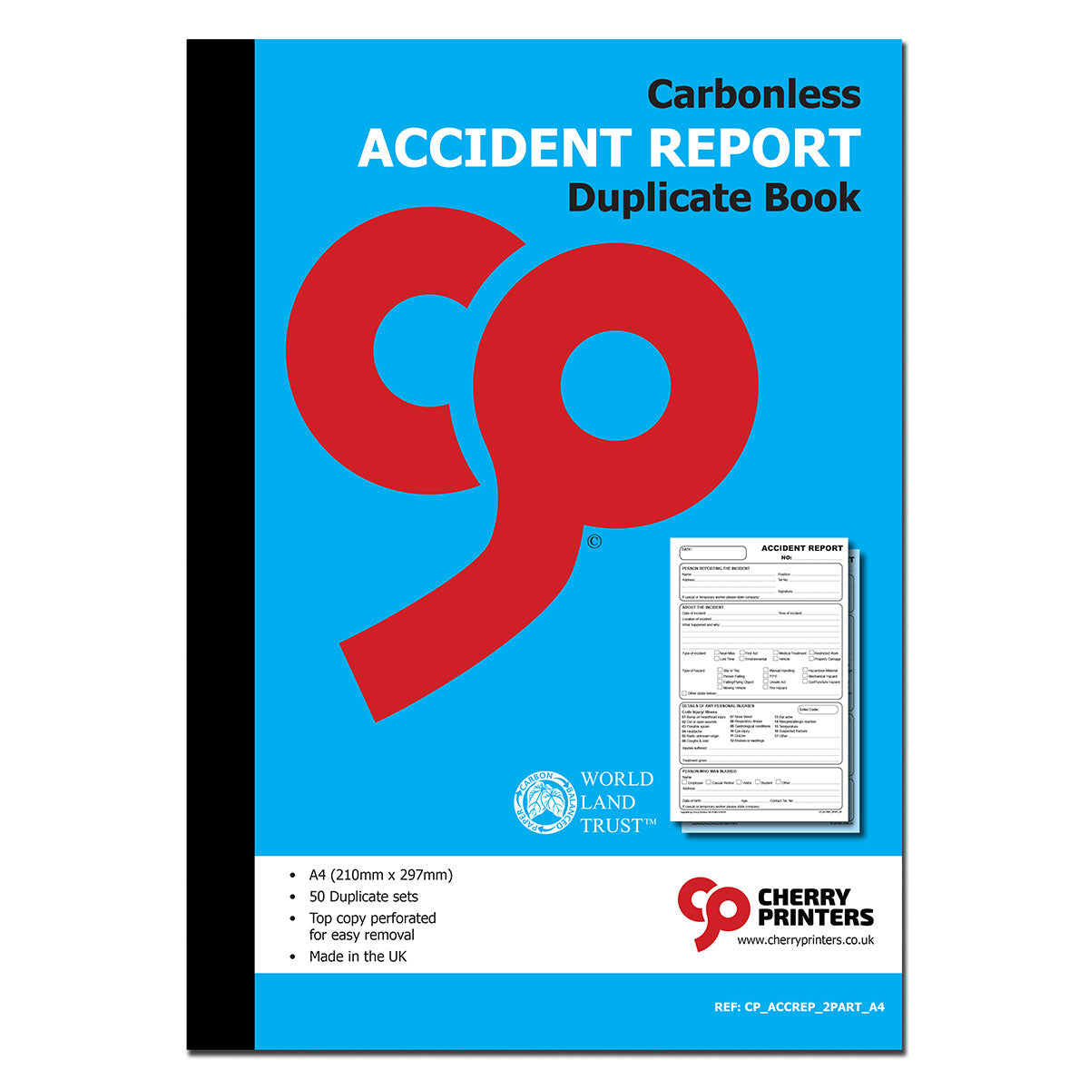 NCR Accident Report Book A4 Duplicate