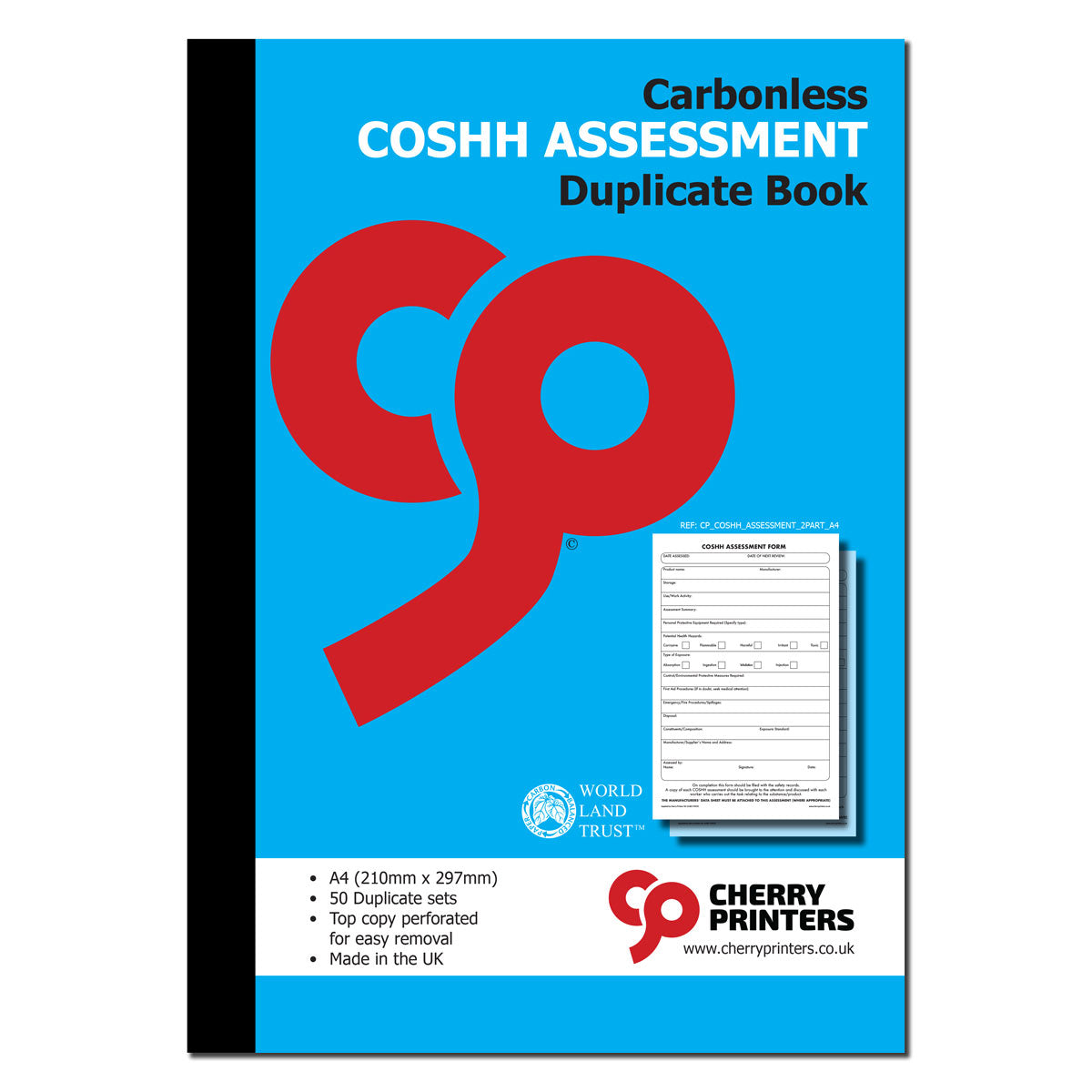 NCR COSHH Assessment Book A4 Duplicate