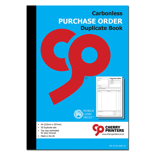 NCR Purchase Order Duplicate Book A4