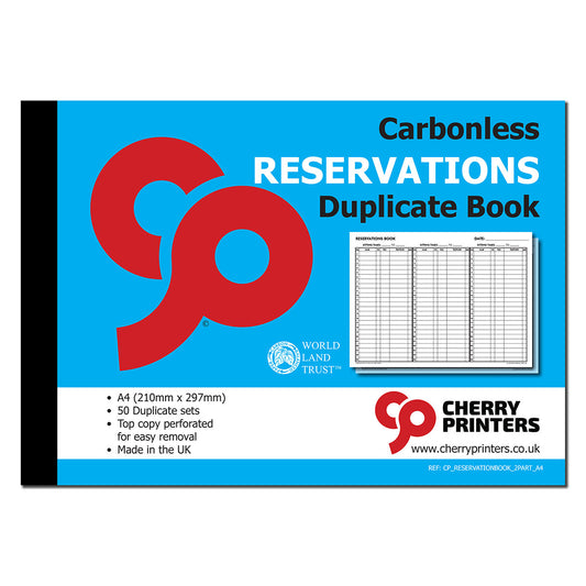 NCR Reservation Duplicate Book A4 50 sets