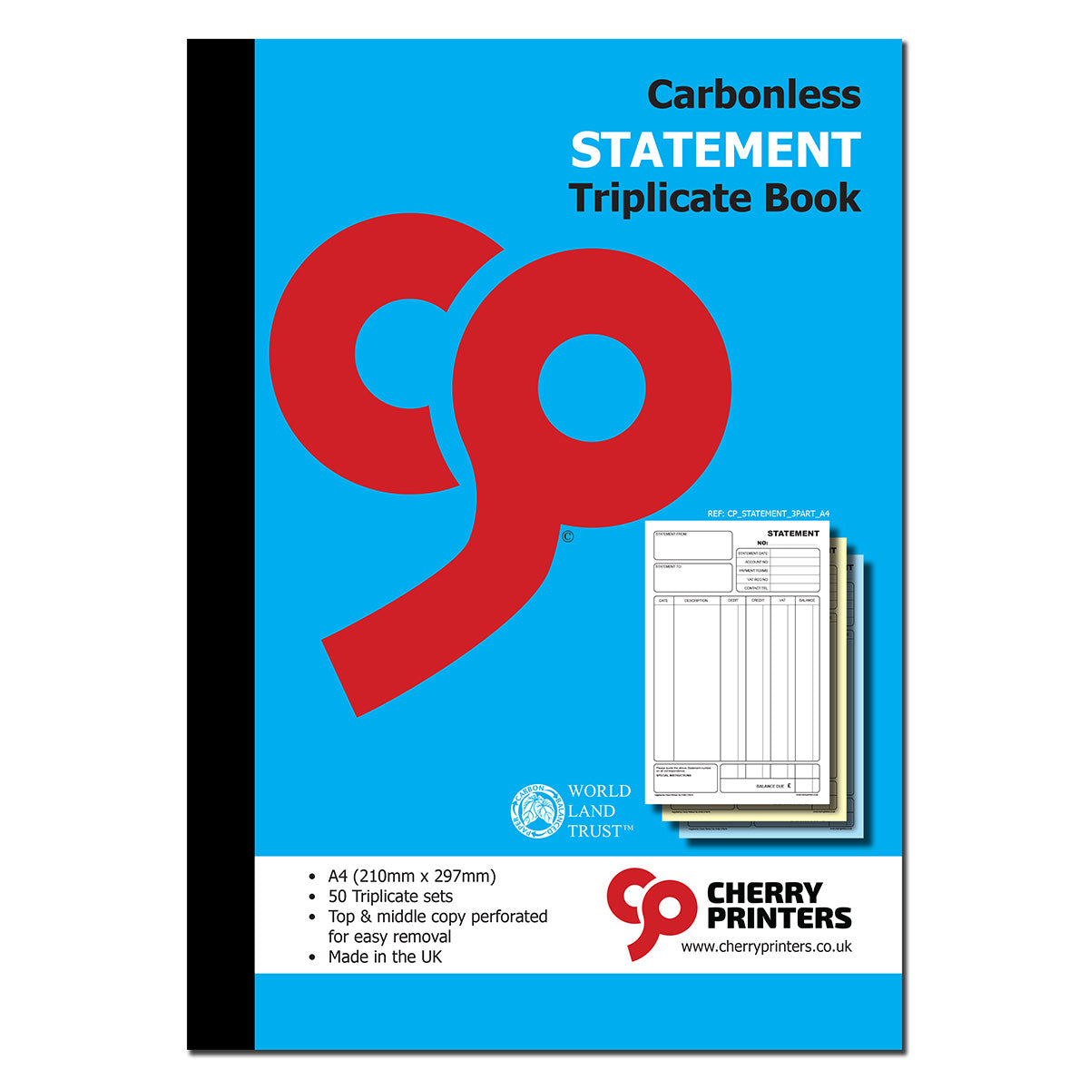 NCR Statement Book A4 Triplicate