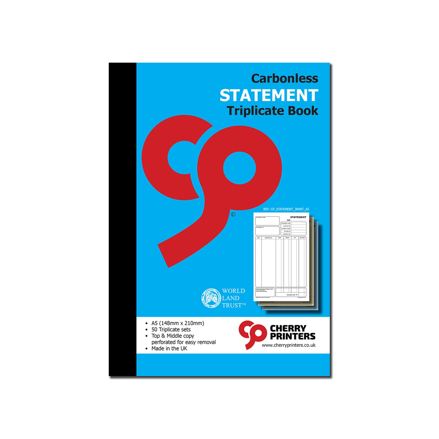 NCR Statement Book A5 Triplicate