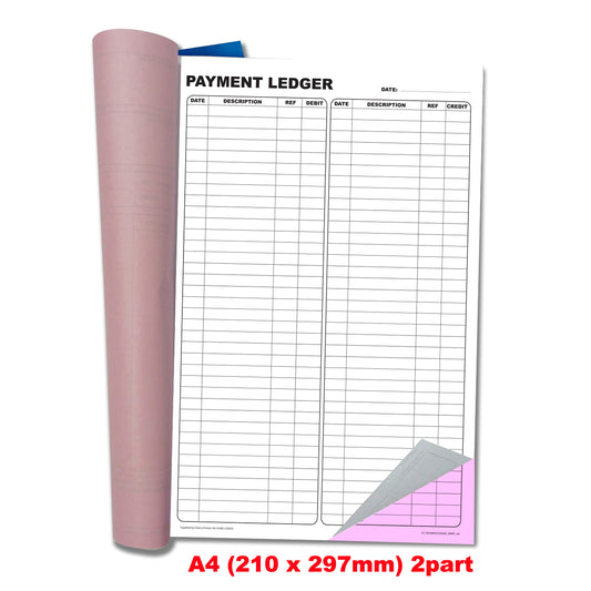 NCR Payment Ledger Duplicate Book A4