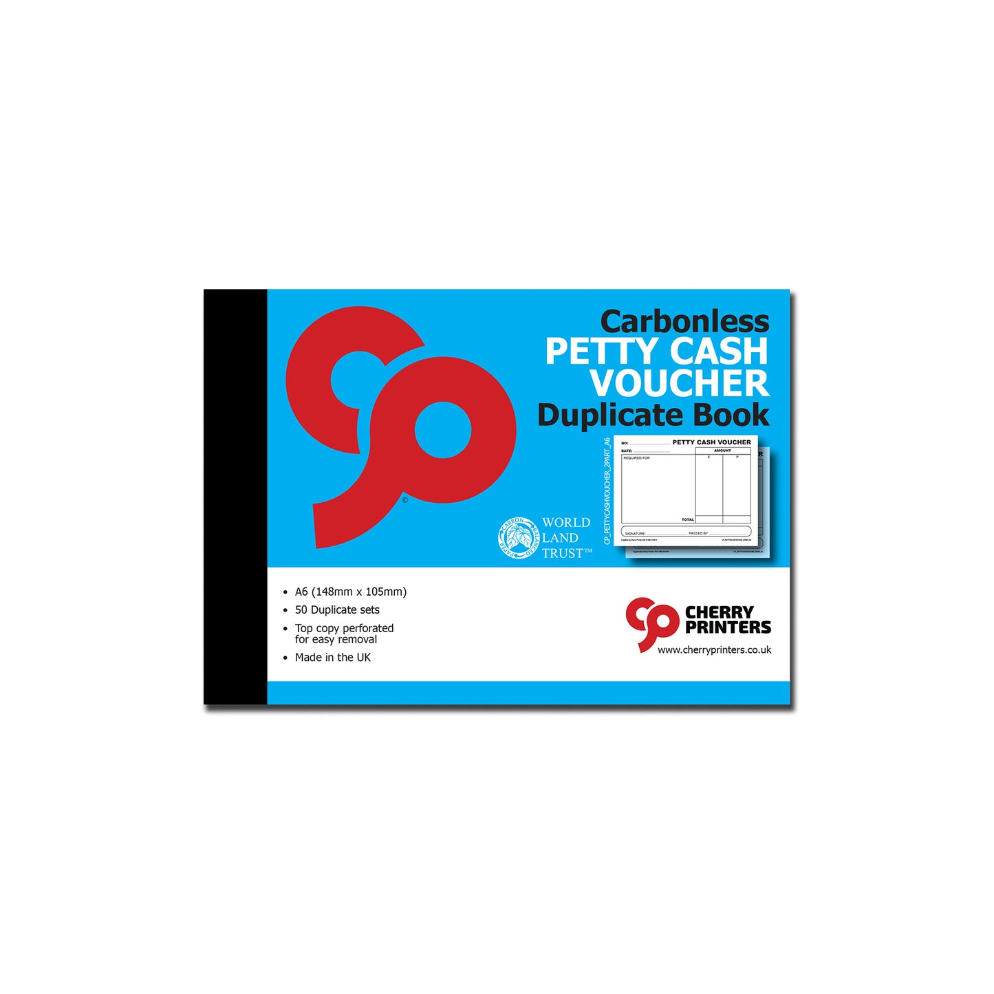 NCR Petty Cash Voucher Duplicate Book A6 50 sets